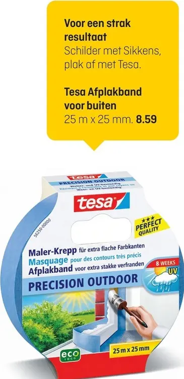 Aanbieding: Afplakband voor buiten