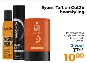 Aanbieding: Syoss, Taft en Got2b haarstyling