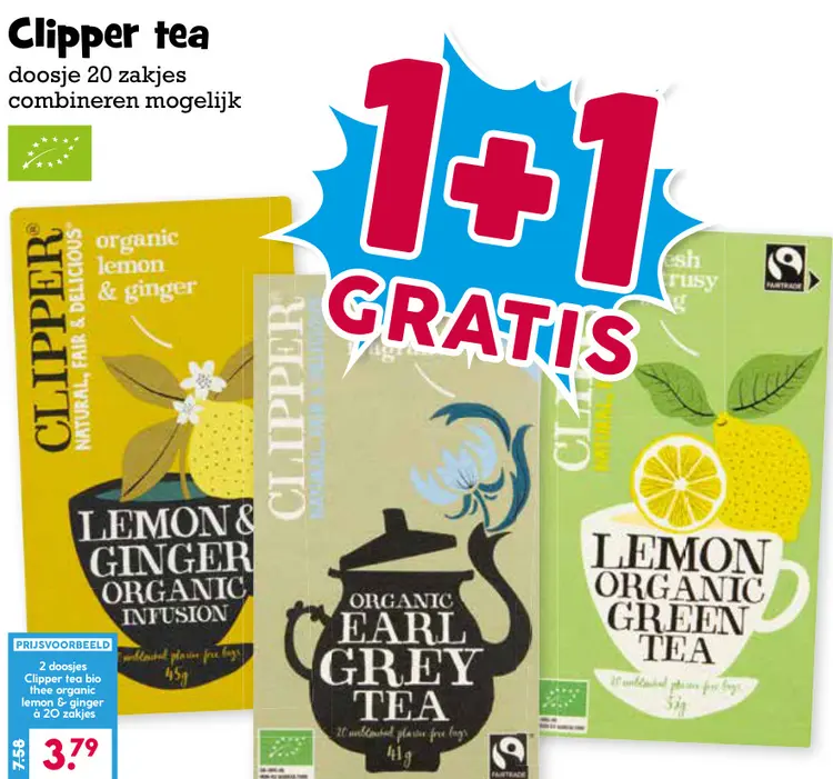 Aanbieding: Clipper tea