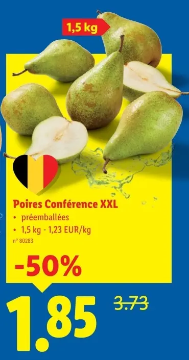 Offre: Poires Conférence XXL