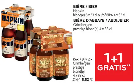 Offre: Biere d'abbaye