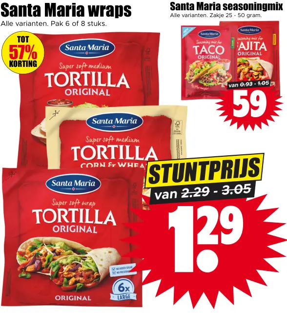 Aanbieding: Wraps
