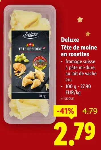 Offre: Tête de moine en rosettes