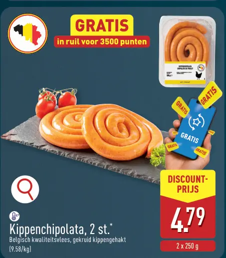 Promotie: Kippenchipolata