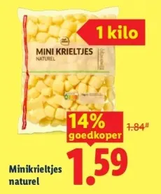 Aanbieding: Minikrieltjes naturel