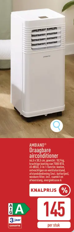 Promotie: Draagbare airconditioner