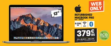 Aanbieding: Refurbished macbook pro