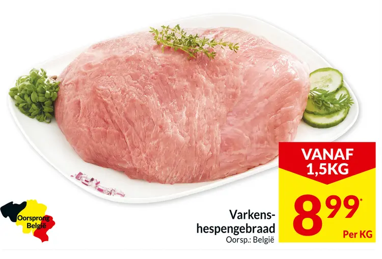 Promotie: Varkens-hespengebraad