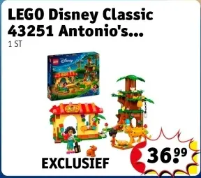 Offre: LEGO Disney Classic 43251 Antonio's dierenopvang