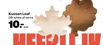 Aanbieding: Kussen Leaf