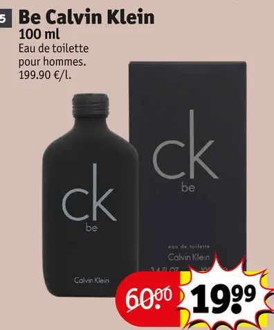 Offre: Be Calvin Klein
