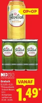 Aanbieding: Grolsch