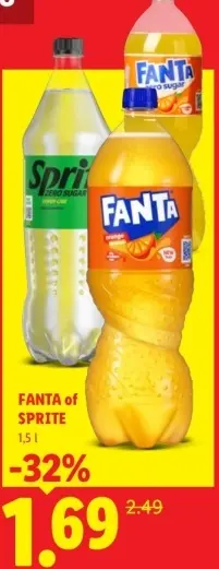 Aanbieding: Fanta or Sprite