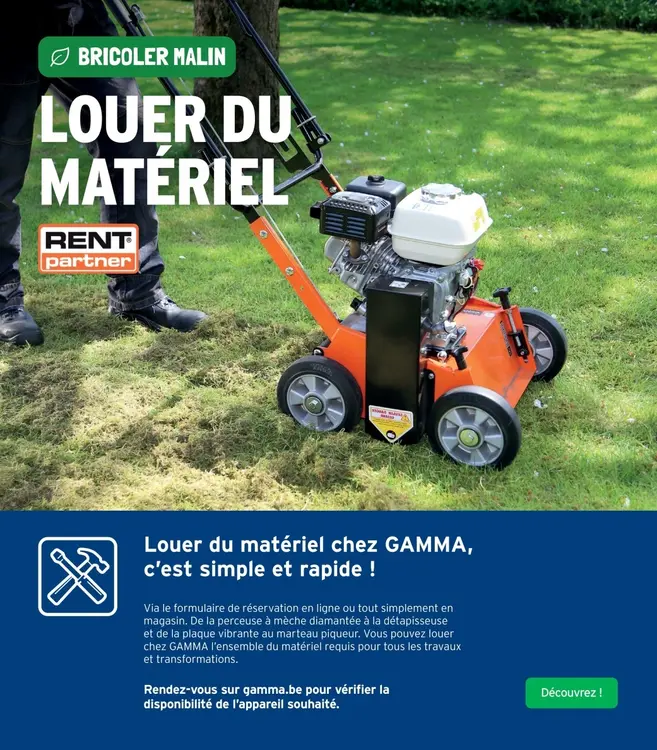 Offre: Louer du matériel