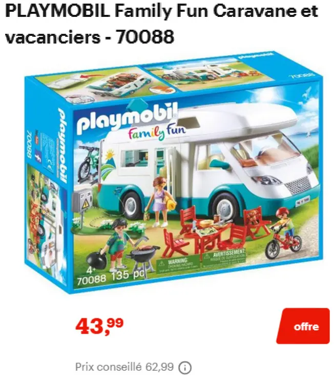 Offre: Family Fun Caravane et vacanciers - 70088