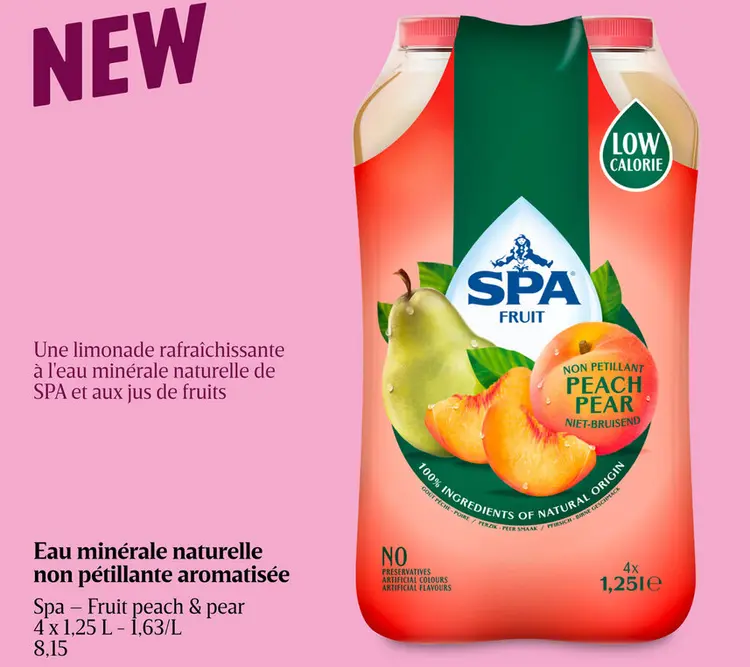 Offre: Fruit peach & pear