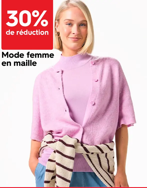 Offre: Mode femme en maille