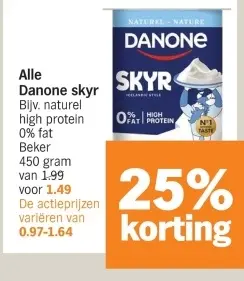 Aanbieding: Danone skyr