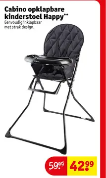 Aanbieding: Cabino opklapbare kinderstoel Happy
