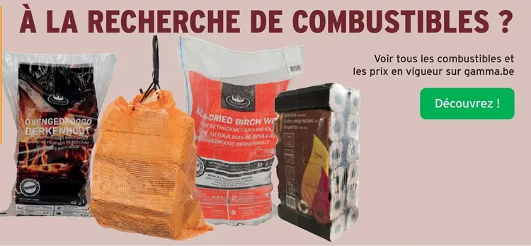 Offre: Combustibles