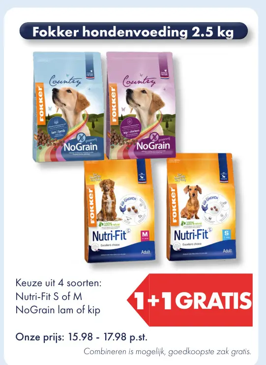 Aanbieding: hondenvoeding