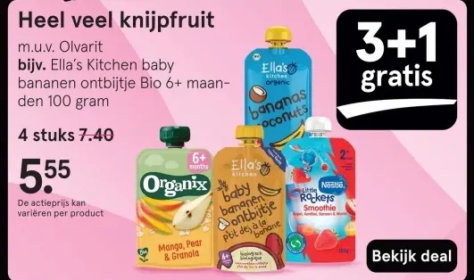 Aanbieding: Knijpfruit