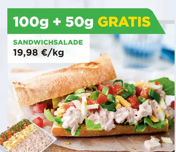 Promotie: Sandwichsalade