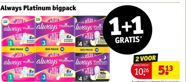 Aanbieding: Platinum bigpack