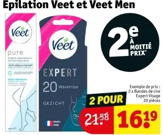 Offre: Epilation Veet et Veet Men
