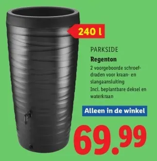 Aanbieding: Regenton