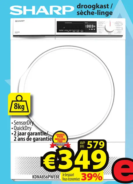 Promotie: Droogkast / sèche-linge