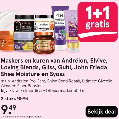 Aanbieding: Maskers en kuren