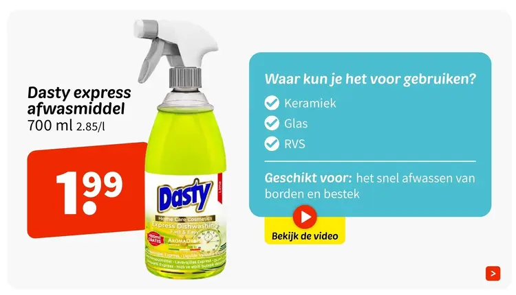 Aanbieding: Express afwasmiddel