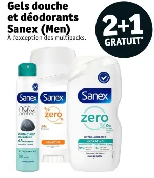Offre: Gels douche et déodorants