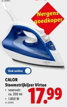 Promotie: Stoomstrijkijzer Virtuo