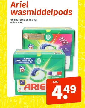 Aanbieding: Wasmiddelpods