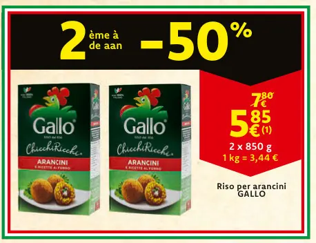 Offre: Riso per arancini