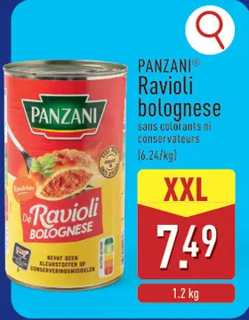 Offre: PANZANI Ravioli bolognese