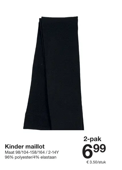 Promotie: Kinder maillot