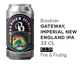 Aanbieding: Baxbier Gateway, imperial new england ipa