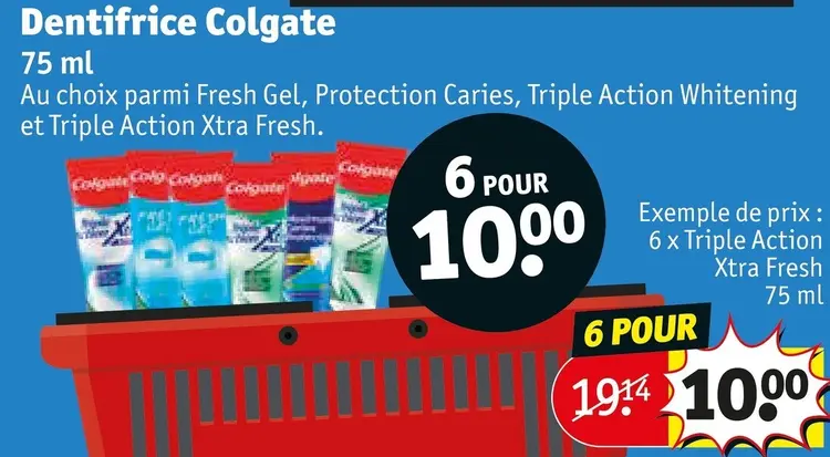 Offre: Dentifrice