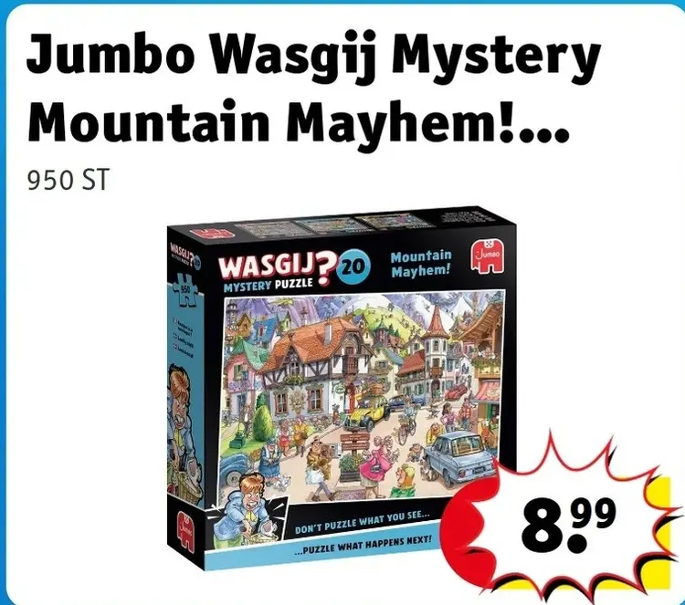 Aanbieding: Jumbo Wasgij Mystery Mountain Mayhem! / Jumbo