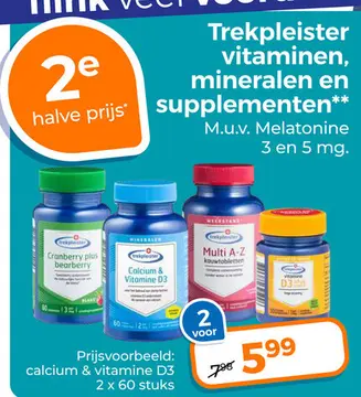 Aanbieding: Trekpleister vitaminen, mineralen en supplementen