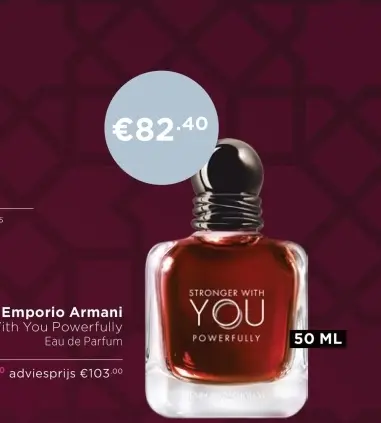 Aanbieding: Emporio Armani Stronger With You Powerfully
