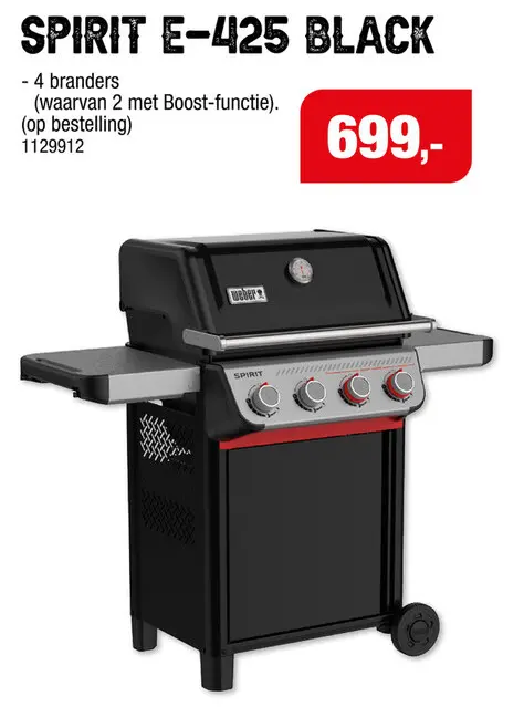Promotie: Spirit e-425 black