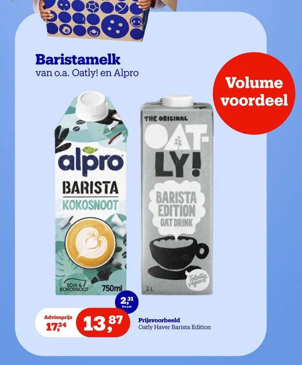 Promotie: Baristamelk