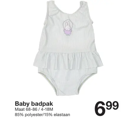 Promotie: Baby badpak