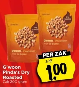 Aanbieding: Pinda's Dry Roasted