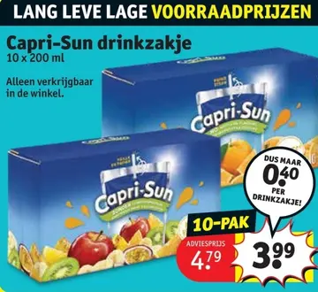 Aanbieding: Capri-Sun drinkzakje