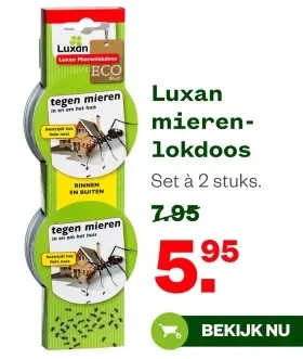 Aanbieding: Luxan mieren-lokdoos